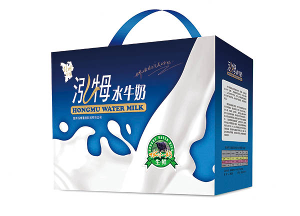 泓牳肥牛奶包装设计效果图
