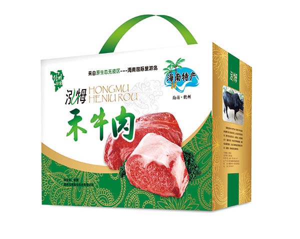 泓牳牛肉包装设计图