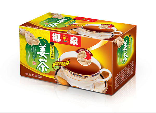椰泉姜茶包装设计