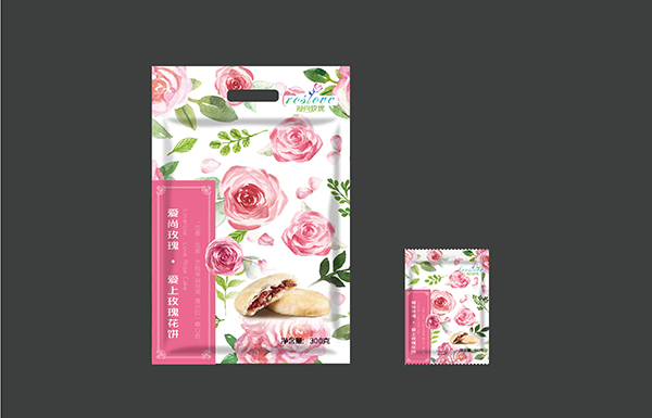 爱尚玫瑰花饼包装设计3